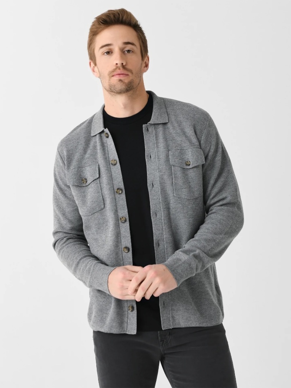 PETER MILLAR Crown Men's Trenton Sweater Shirt - Size M